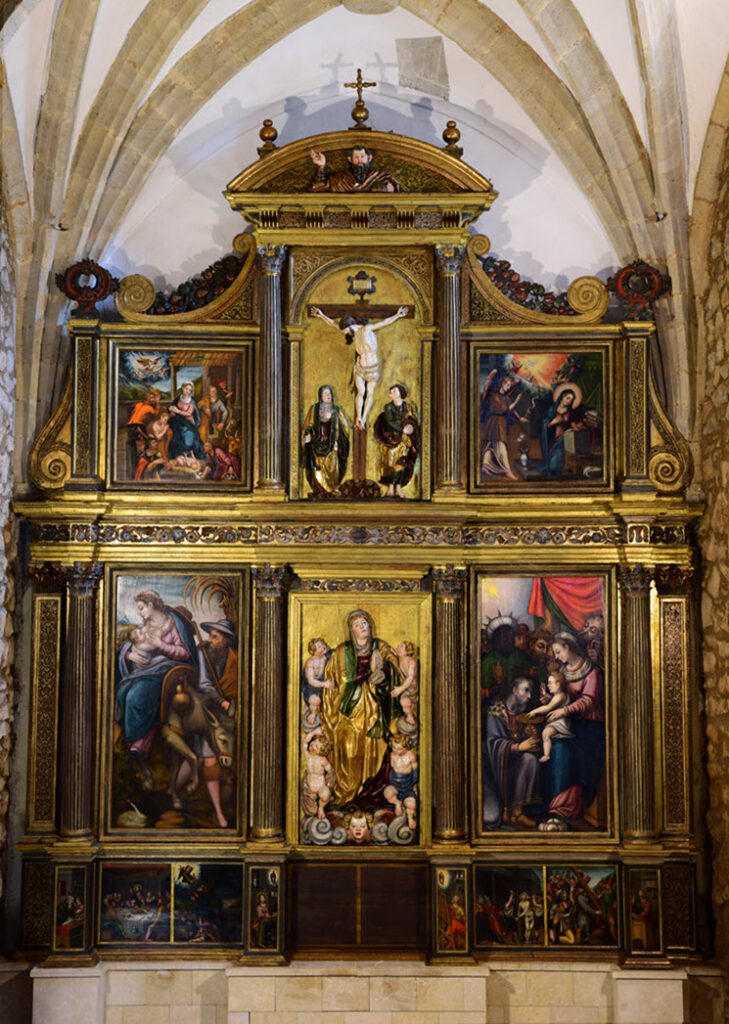 Restauración del retablo Mayor de la iglesia de Nuestra Señora de la Asunción de Pinilla del Campo (Soria)